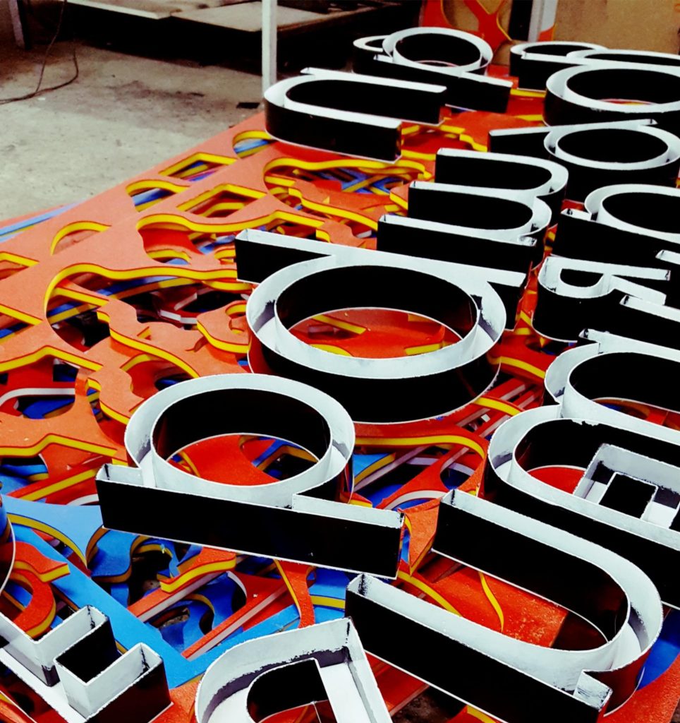 Channel letters by Blend USA